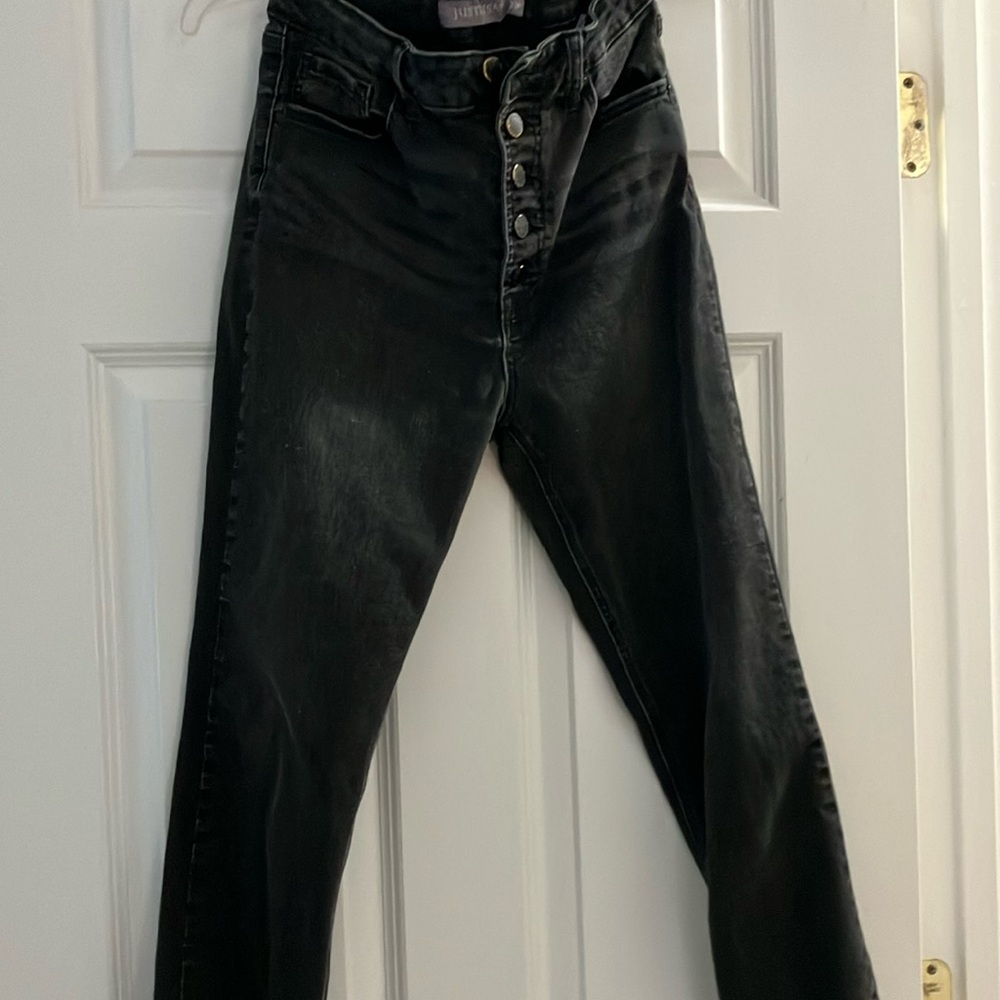 Black denim